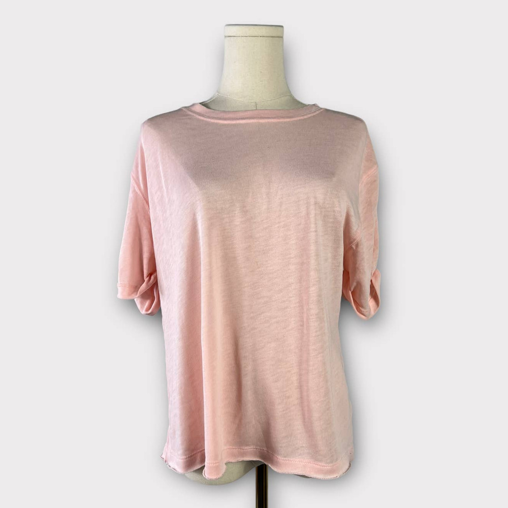 Free People Cassidy Tee In Pink Size XS